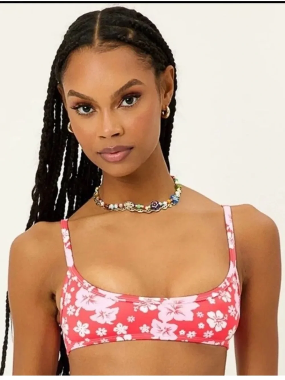 Frankie's Bikinis Katarina Cheeky Bikini Bottom & Dallas Bralette Set - XS